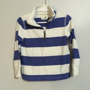 Crewcuts 1/4 Zip Mock Neck Top